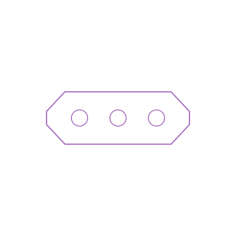 Fixtures Electrical Plugs Sockets Type L Plug Socket Craft Design Svg File, Free Vectors File